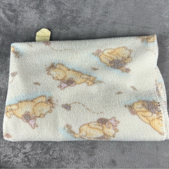 Disney Classic Pooh Fleece Baby Blanket 2006 Winnie The Pooh & Piglet Polyester‎ - Picture 11 of 12